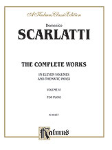 Complete Works of Scarlatti piano sheet music cover